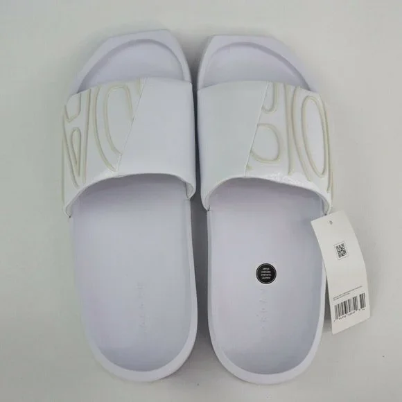 Women's Sandals Nike Jordan NOLA Slide Slippers Slides White - Picture 6 of 12